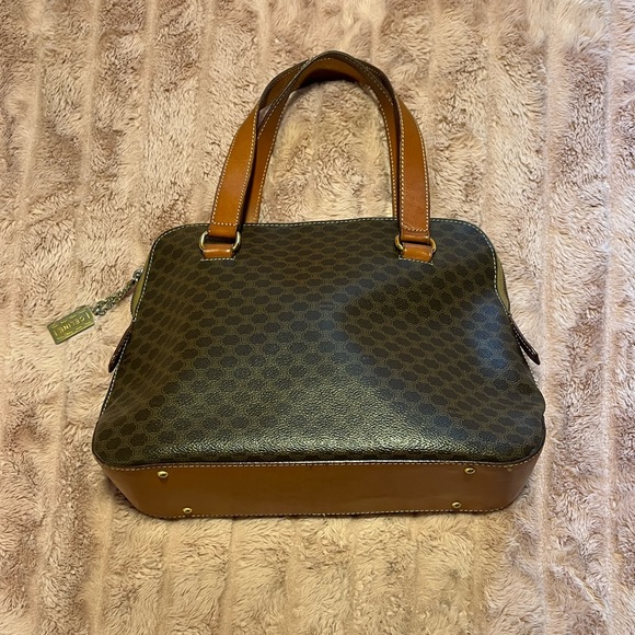 Vintage Celine Macadam Handbag in Brown Pattern Leather - Picture 5 of 10